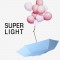 슈퍼라이트 3단 초경량 수동 양우산-암막 자외선 차단(UPF 50+)