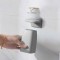자석부착 거꾸로 심플 양치컵(그레이)/ 물때방지 욕실컵
