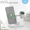 ALIO iW31 맥세이프 3in1 15W 고속무선충전기(워치공용충전)	
