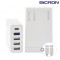 SICRON 80W USB PD 퀵차지 3.0 고속 5포트 멀티충전기